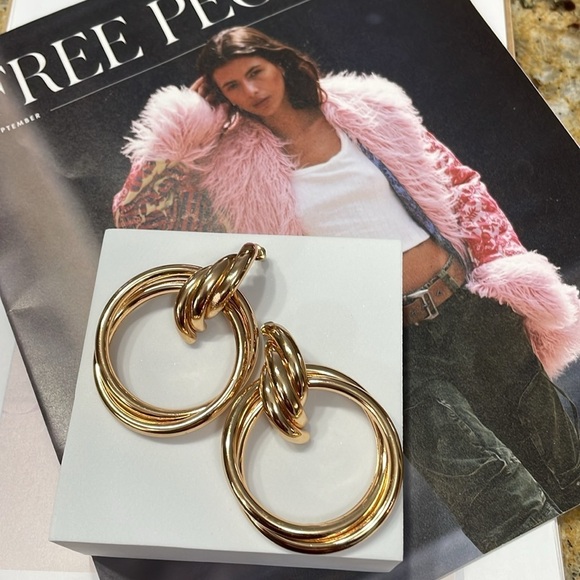 Free People Knock Knock Hoop Earrings - Picture 9 of 12